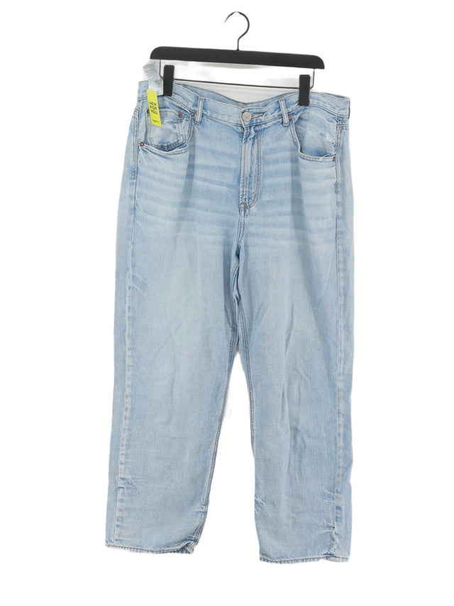 American Apparel Women's Jeans UK 18 Blue 100% Cotton