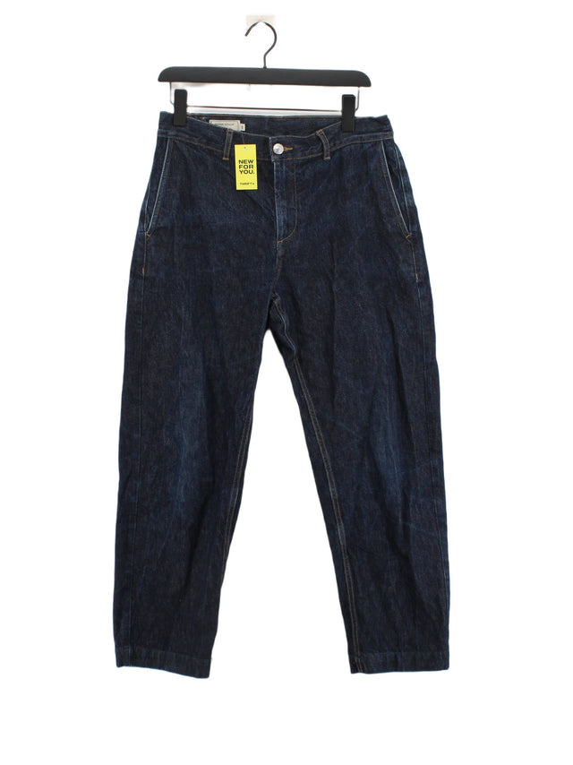 Maison Kitsuné Women's Jeans W 30 in Blue 100% Cotton