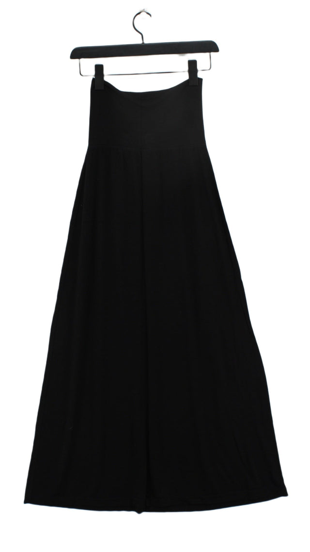 STUDIO M Women's Midi Dress XS Black Viscose with Spandex
