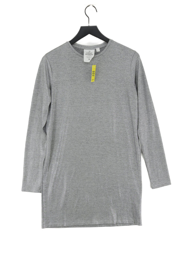 Cheap Monday Women's Midi Dress M Silver 100% Polyester