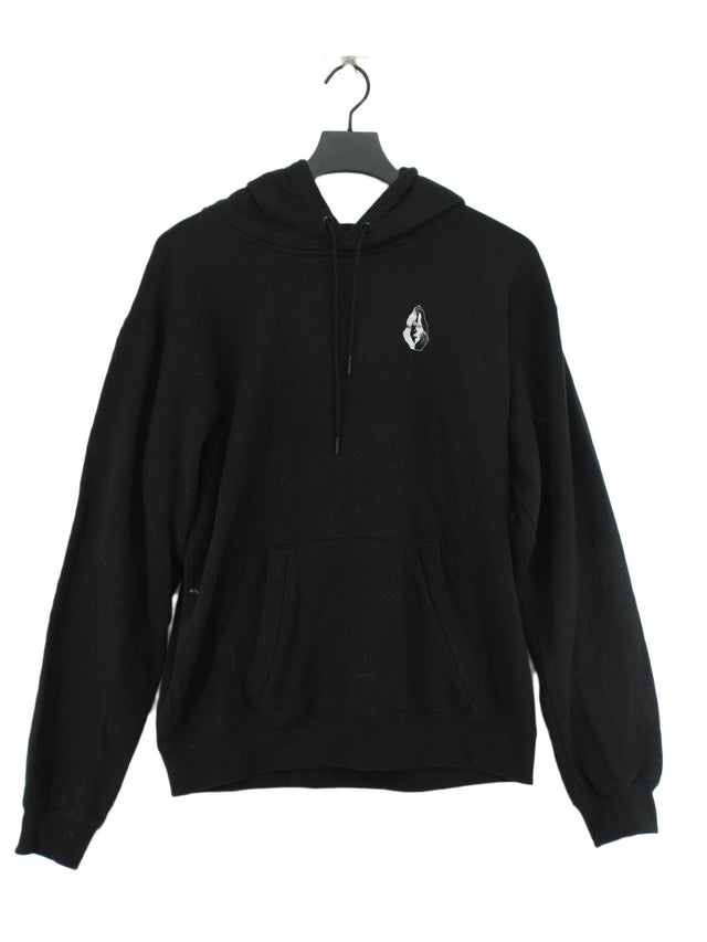 Volcom Men's Hoodie M Black Cotton with Polyester