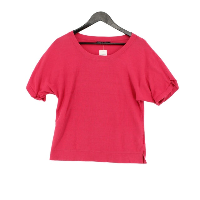 Woolovers Women's T-Shirt S Pink 100% Other