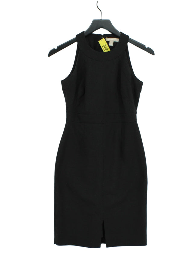 Banana Republic Women's Midi Dress M Black Polyester with Rayon, Spandex