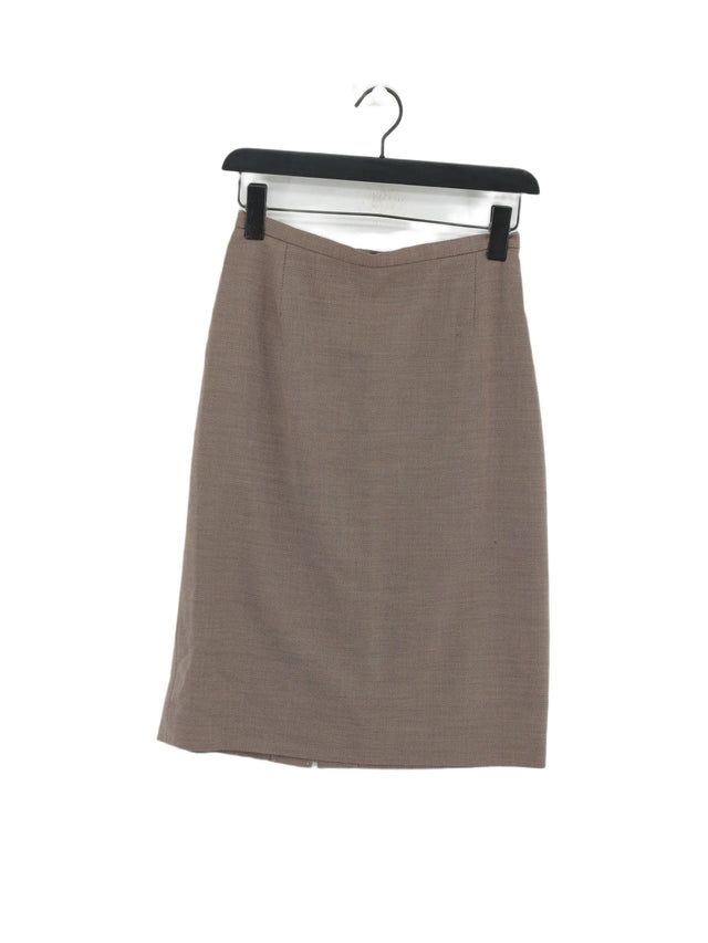Burberry Women's Midi Skirt UK 14 Brown 100% Other