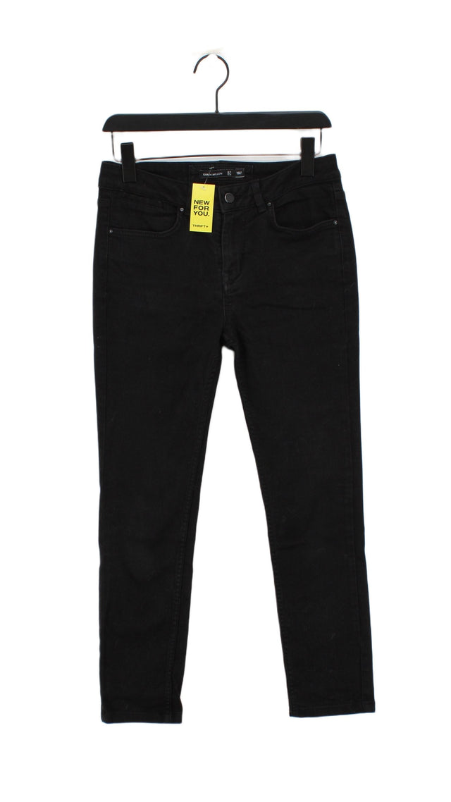 Karen Millen Women's Jeans UK 10 Black 100% Other