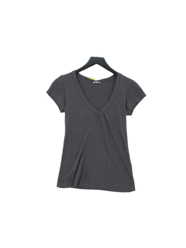 Jigsaw Women's T-Shirt XS Grey 100% Cotton