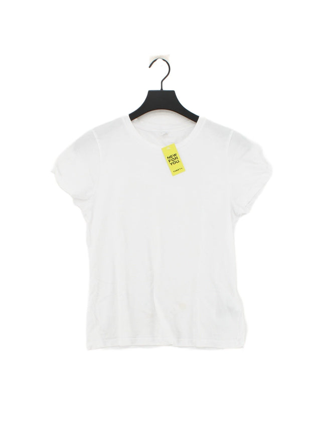 Uniqlo Men's T-Shirt S White 100% Cotton