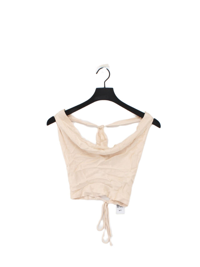 Zara Women's Top S Cream 100% Other