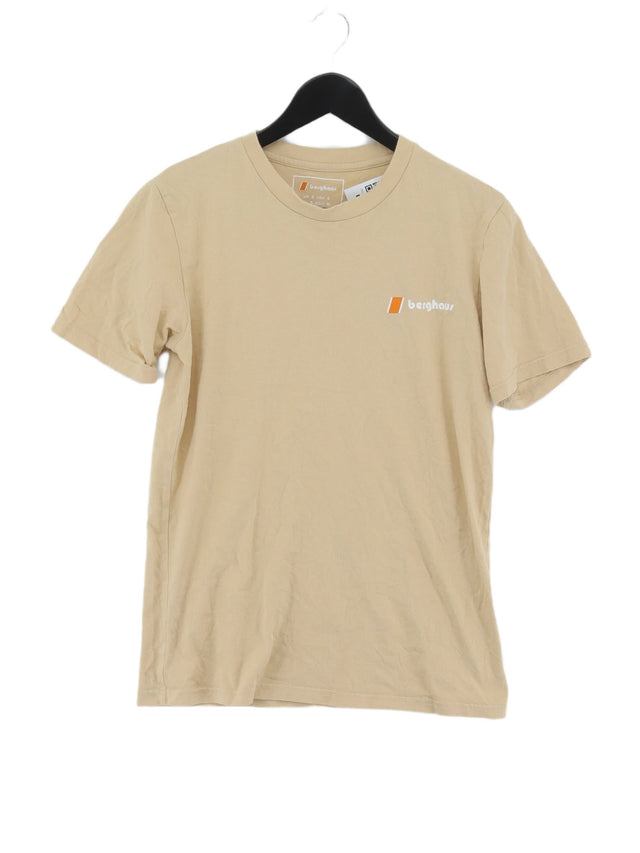 Berghaus Men's T-Shirt S Tan Cotton with Elastane