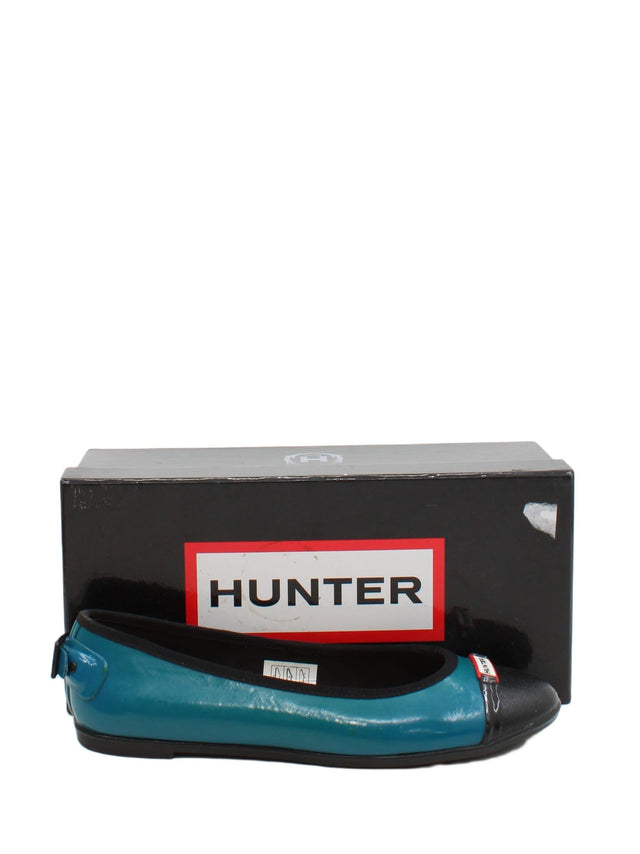 Hunter Women's Flat Shoes UK 7 Blue 100% Other