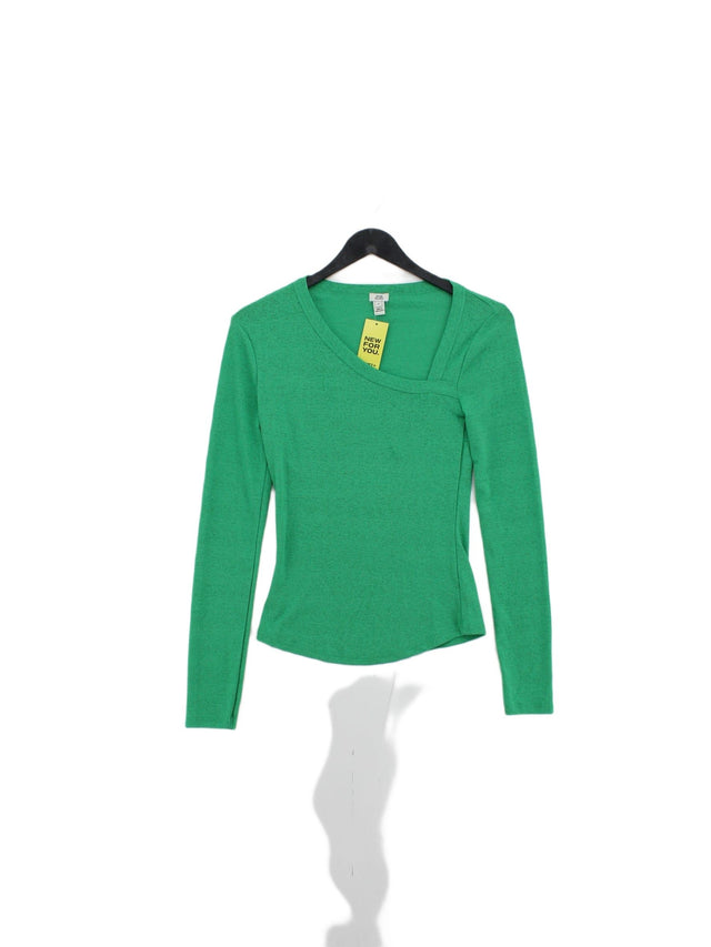 River Island Women's Jumper UK 8 Green 100% Polyester