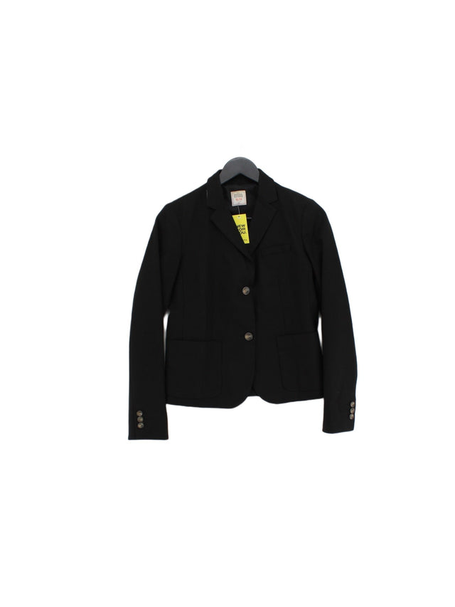 Gap Women's Blazer UK 4 Black Polyester with Elastane, Viscose