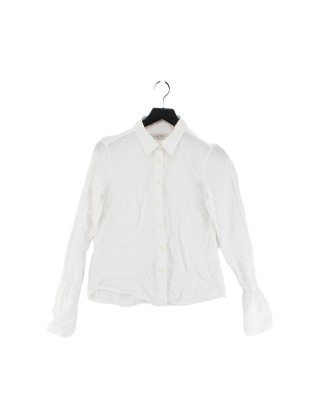 Savile Row Women's Shirt S White 100% Other