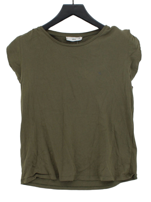 MNG Women's T-Shirt M Green 100% Cotton