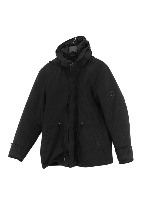 Firetrap Men's Coat M Black 100% Polyester