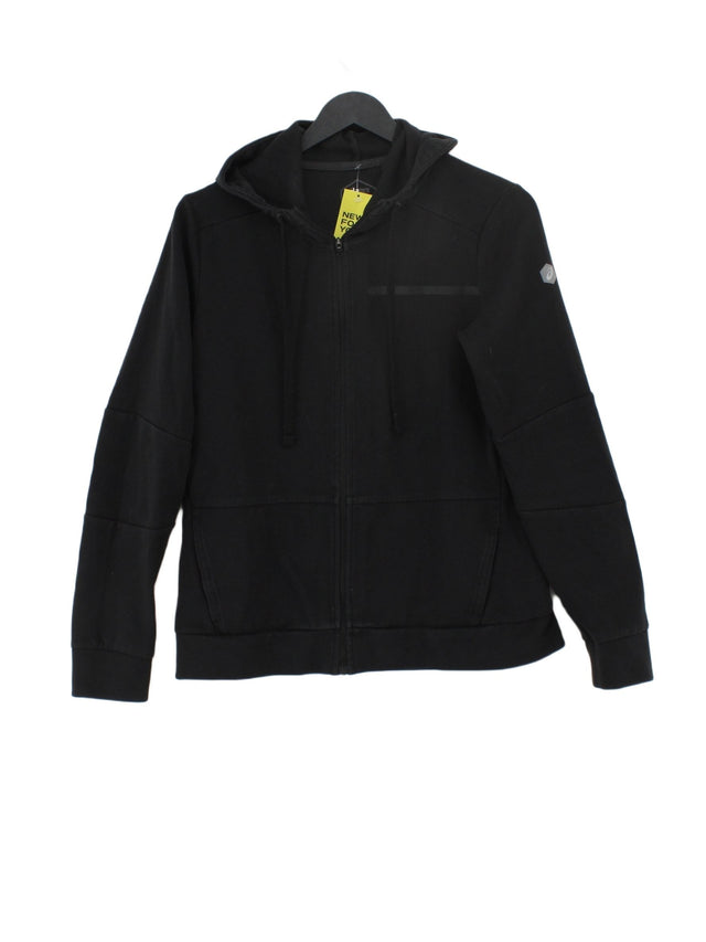 Asics Men's Hoodie M Black Cotton with Polyester