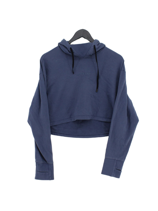 Oakley Women's Hoodie L Blue 100% Cotton