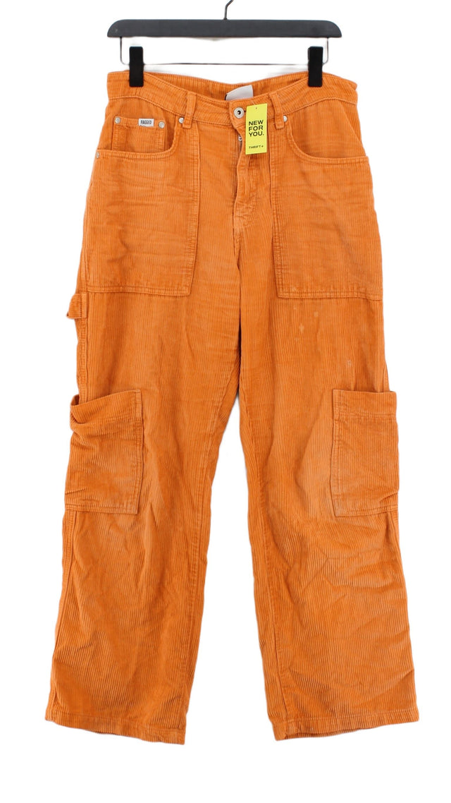 Ragged Jeans Women's Trousers W 30 in Orange 100% Cotton