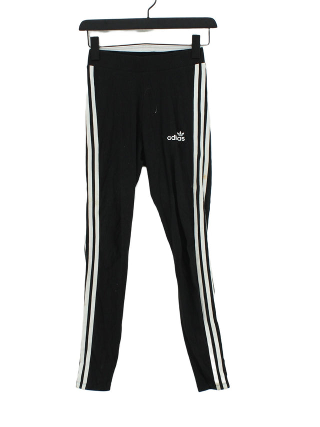 Adidas Women's Leggings XS Black Cotton with Elastane