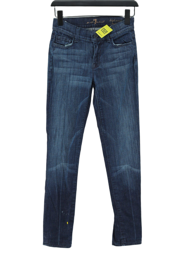 For All Mankind Women's Jeans W 25 in Blue Cotton with Elastane