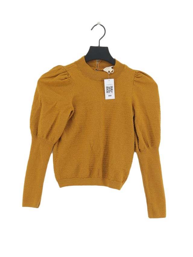La Maille Sezane Women's Jumper S Orange 100% Wool