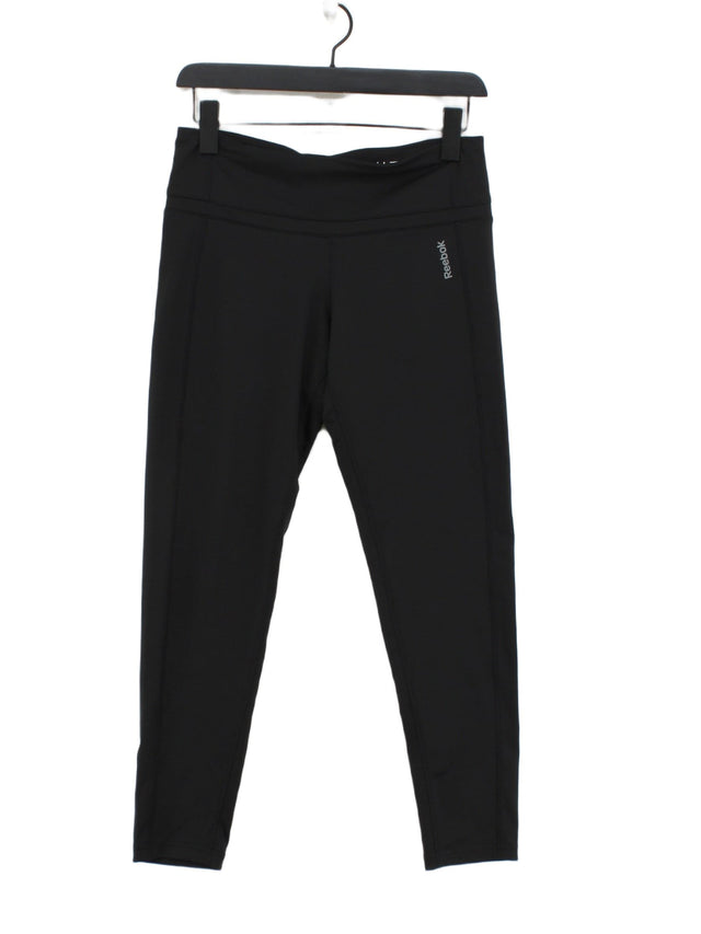 Reebok Women's Sports Bottoms M Black Polyester with Elastane