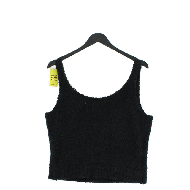 Skims Women's T-Shirt XXL Black Polyester with Nylon