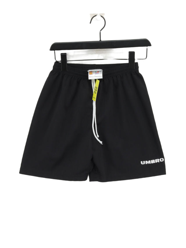 Umbro Men's Shorts W 30 in Black 100% Polyester