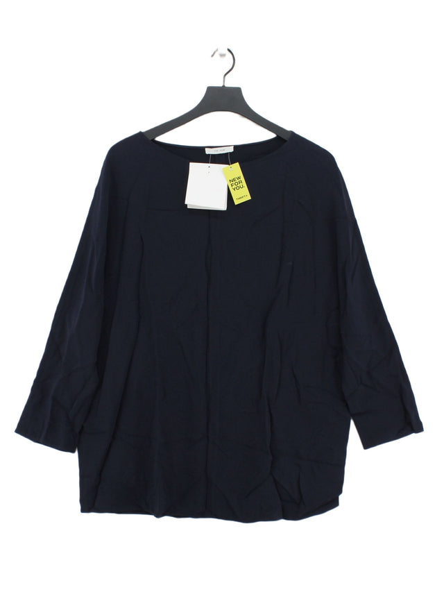 The Row Women's Top XS Blue Viscose with Elastane