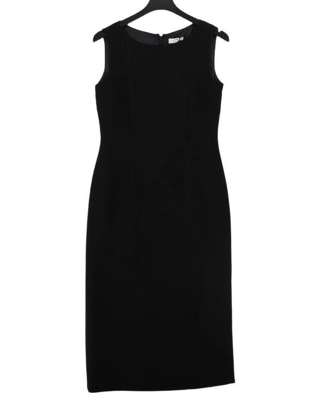 Precis Petite Women's Midi Dress UK 12 Black Polyester with Other