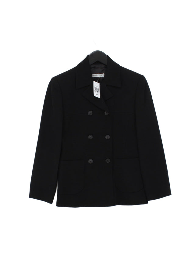 Emporio Armani Women's Blazer UK 2 Black 100% Other
