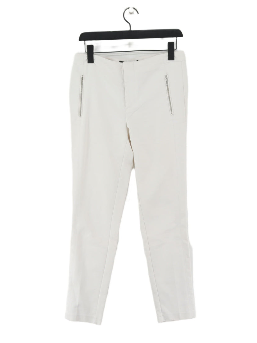 FULL LENGTH FLARE TROUSERS - White | ZARA Cambodia