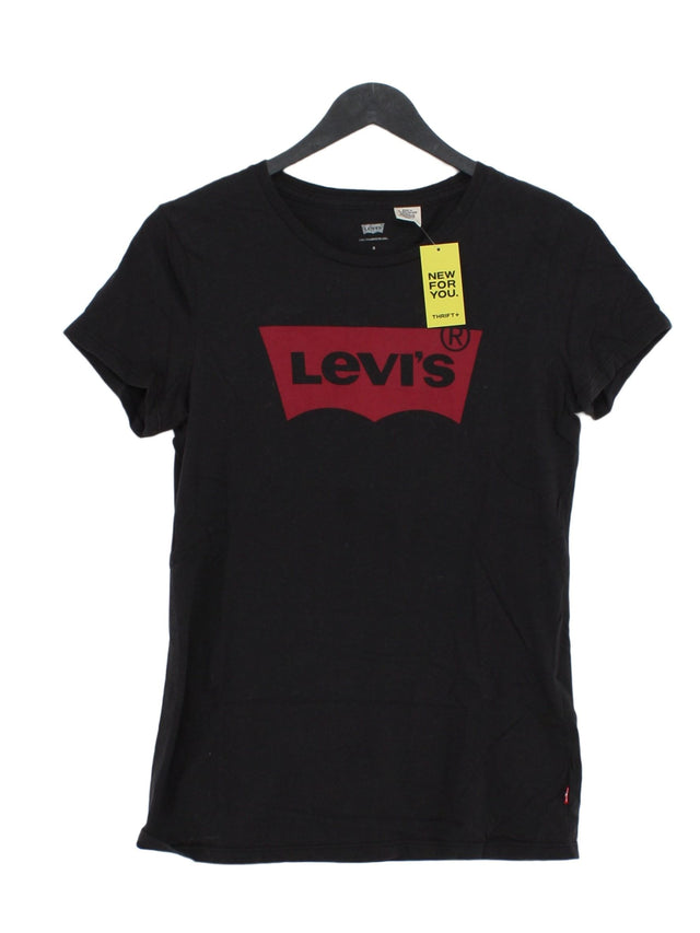 Levi’s Women's T-Shirt S Black 100% Cotton