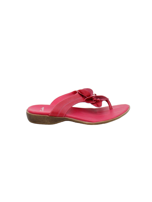 Clarks Women's Sandals UK 6 Pink 100% Other