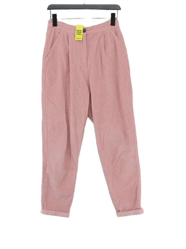 Native Youth Women's Suit Trousers S Pink Cotton with Viscose