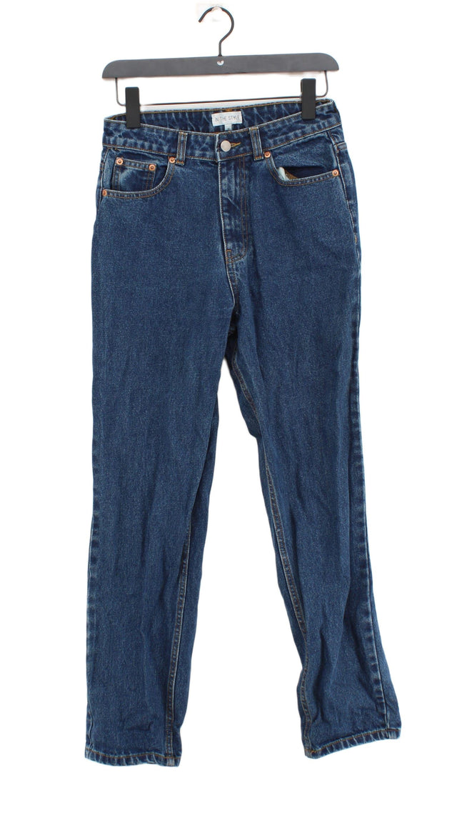 In The Style Women's Jeans UK 10 Blue 100% Cotton