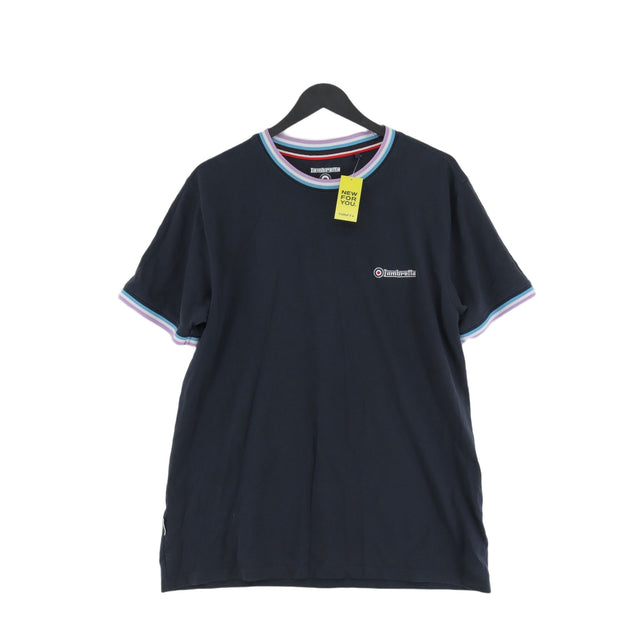 Lambretta Men's T-Shirt XL Blue 100% Cotton