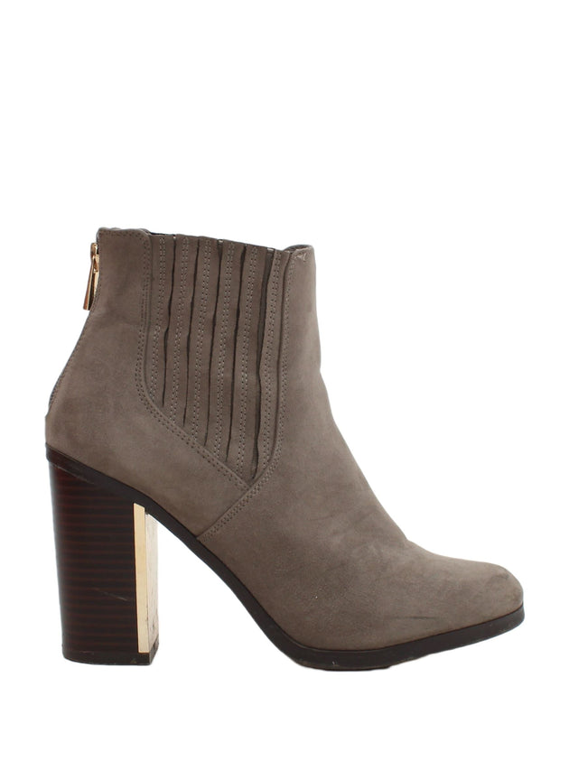 New Look Women's Boots UK 6 Grey 100% Other