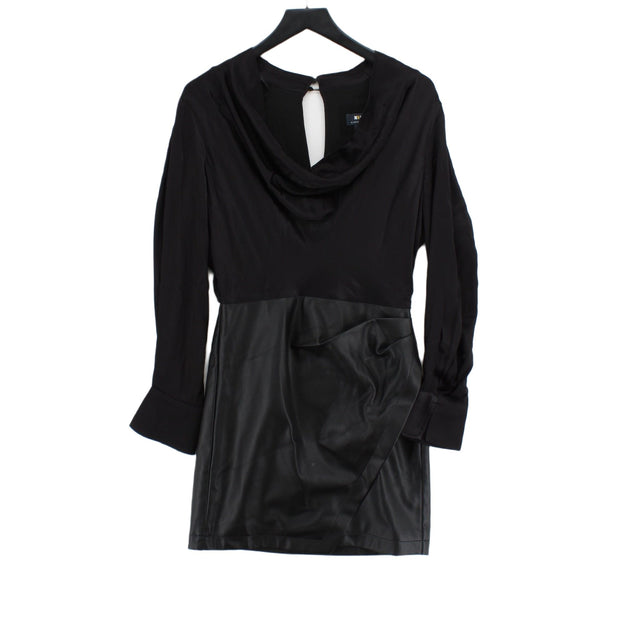 Maeve Women's Midi Dress UK 10 Black Polyester with Viscose