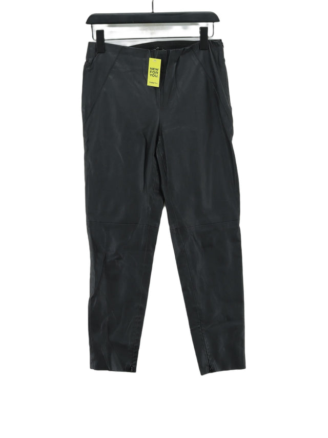 Zara Women's Suit Trousers L Black 100% Polyester