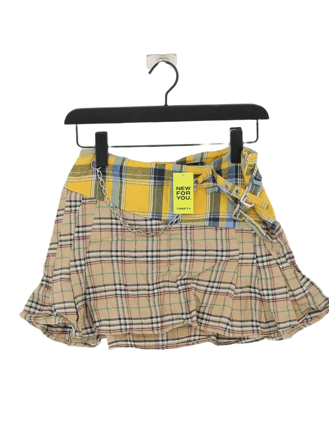 Jaded London Women's Mini Skirt UK 8 Multi Cotton with Polyester