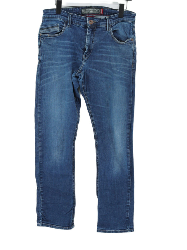 Mish Mash Men's Jeans W 34 in Blue Cotton with Spandex