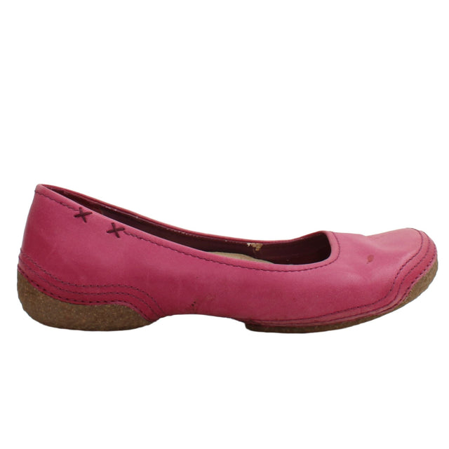 Clarks Women's Flat Shoes UK 4 Pink 100% Other