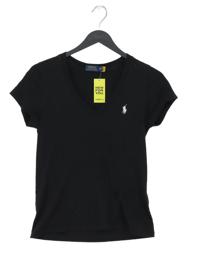 Ralph Lauren Women's T-Shirt XS Black 100% Cotton