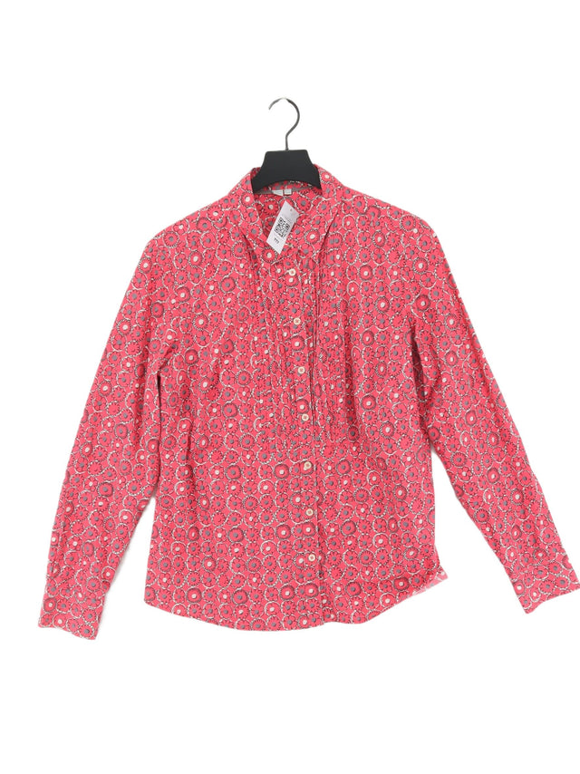 Boden Women's Shirt UK 18 Pink 100% Cotton