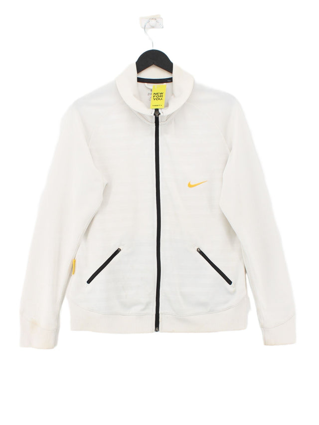 Nike Women's Cardigan L White 100% Polyester