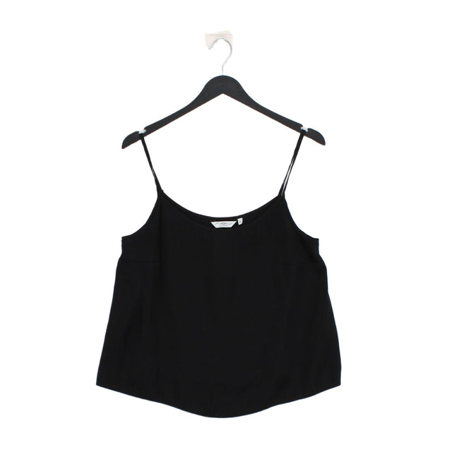 New Look Women's T-Shirt UK 12 Black 100% Polyester