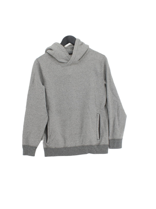 Abercrombie & Fitch Men's Hoodie XS Grey Cotton with Polyester