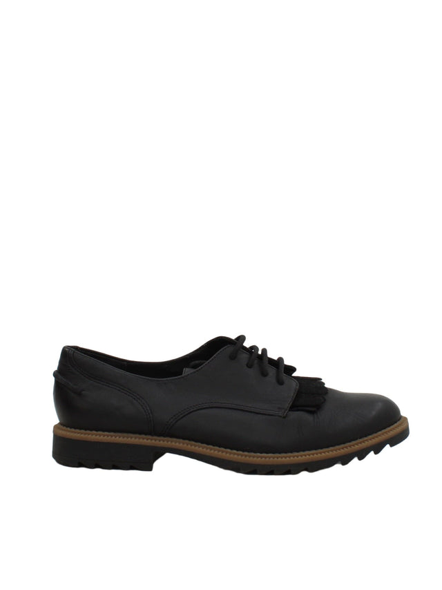 Clarks Women's Flat Shoes UK 5 Black 100% Other