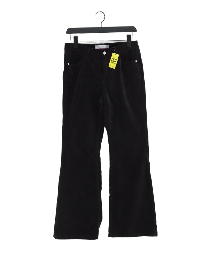 Next Women's Jeans UK 12 Black Cotton with Elastane